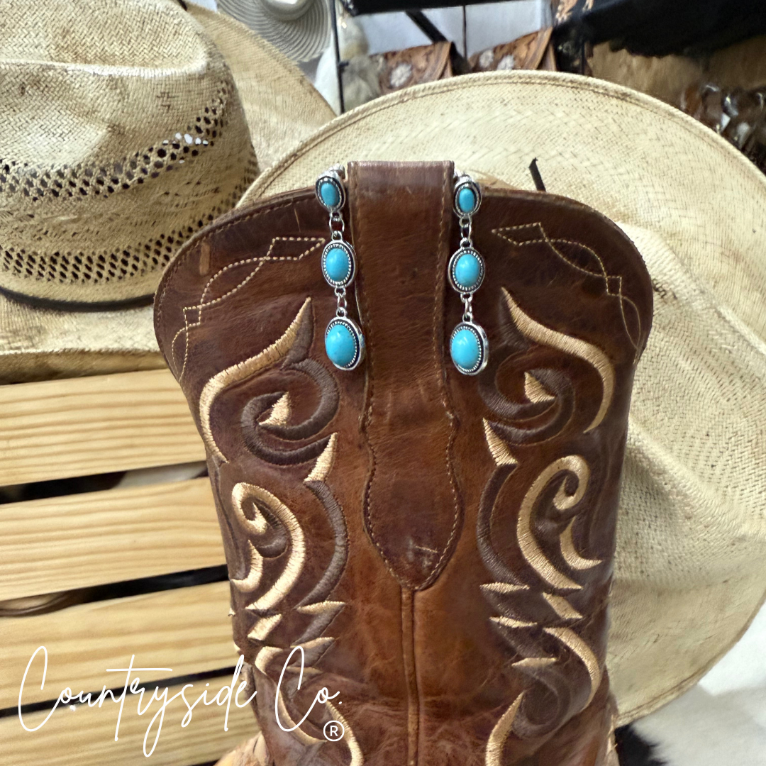 Turquoise Drop Dangle Earrings