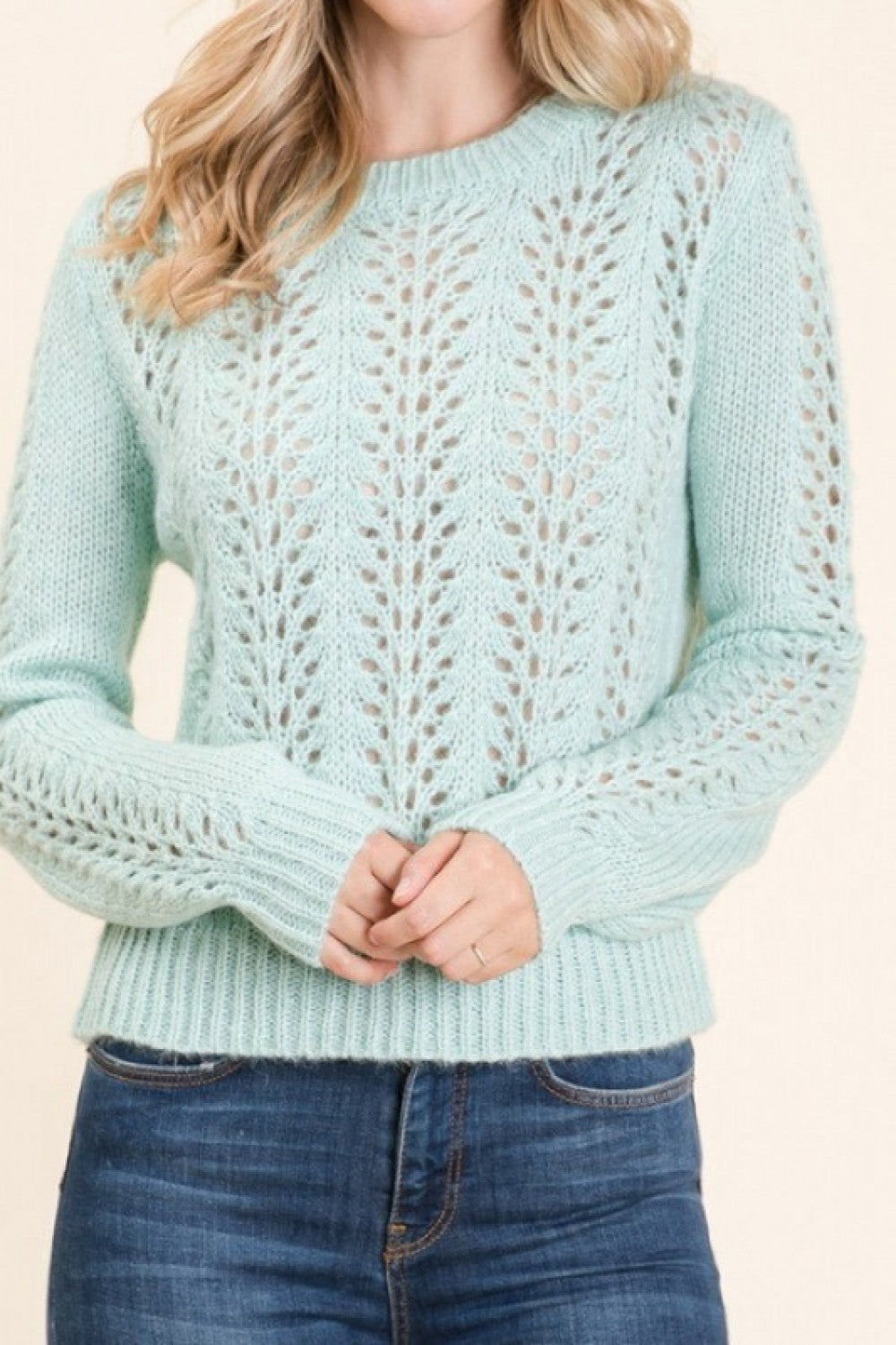 Cozy Open-knit Sweater