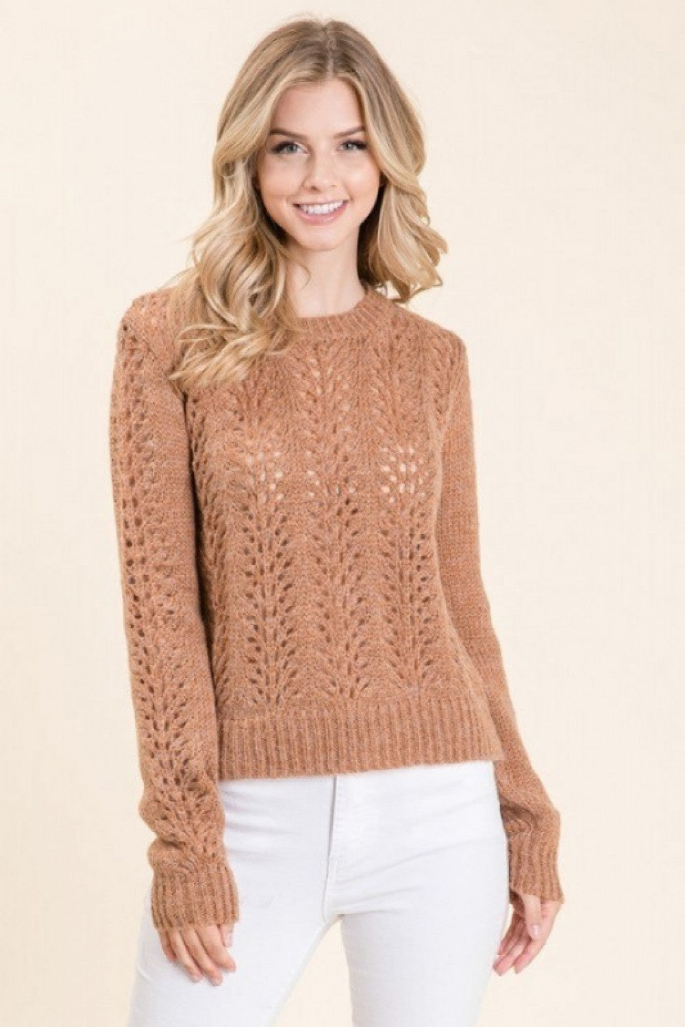Cozy Open-knit Sweater