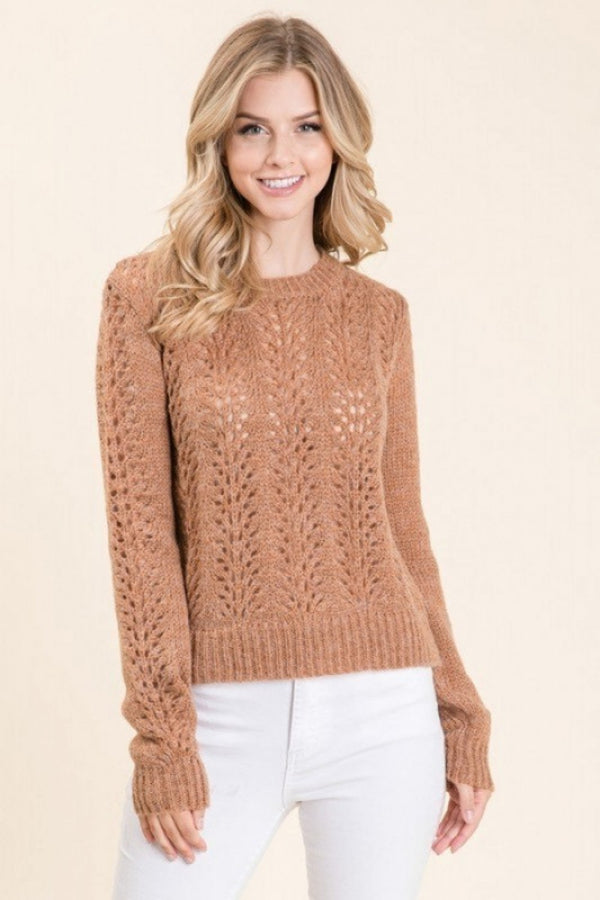 Cozy Open-knit Sweater