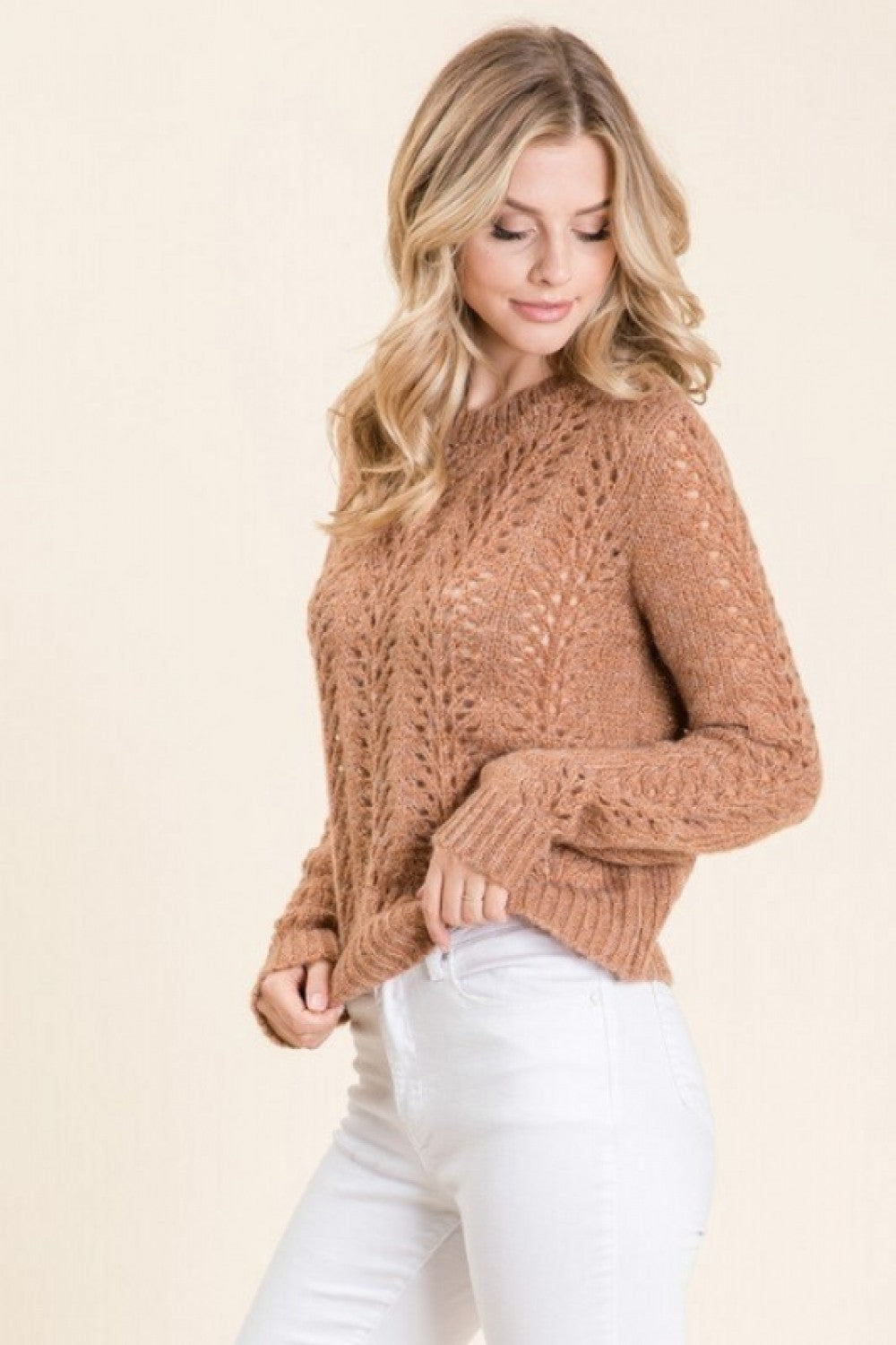 Cozy Open-knit Sweater