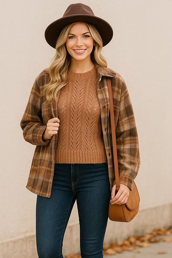 Cozy Open-knit Sweater