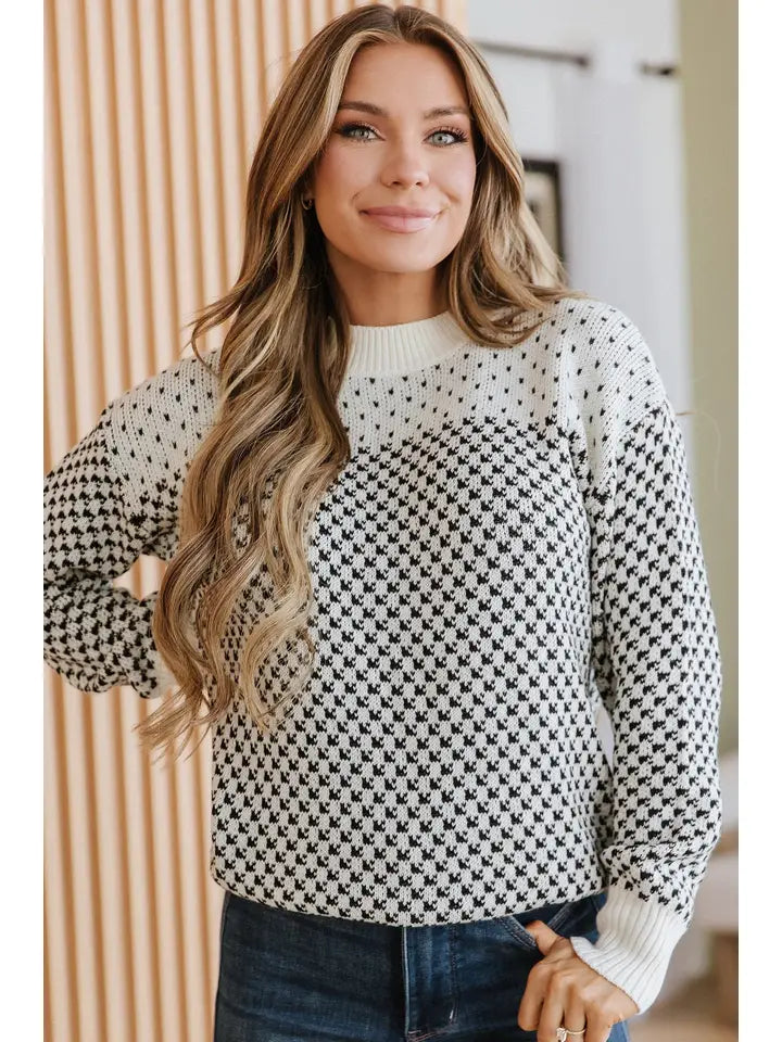 Ethal Bishop Sleeve Sweater in Black