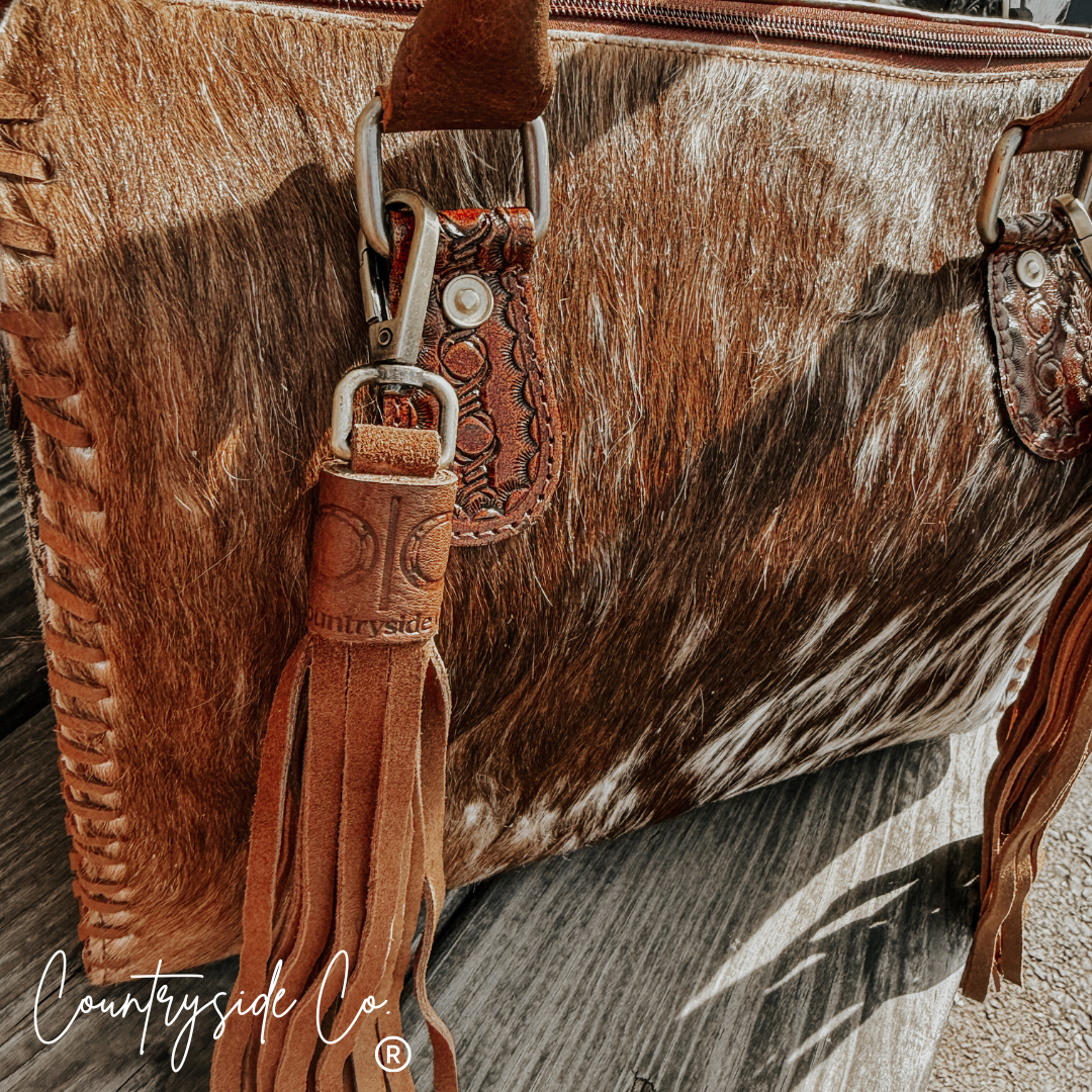 Signature Brown Cowhide Soft Speedy Bag