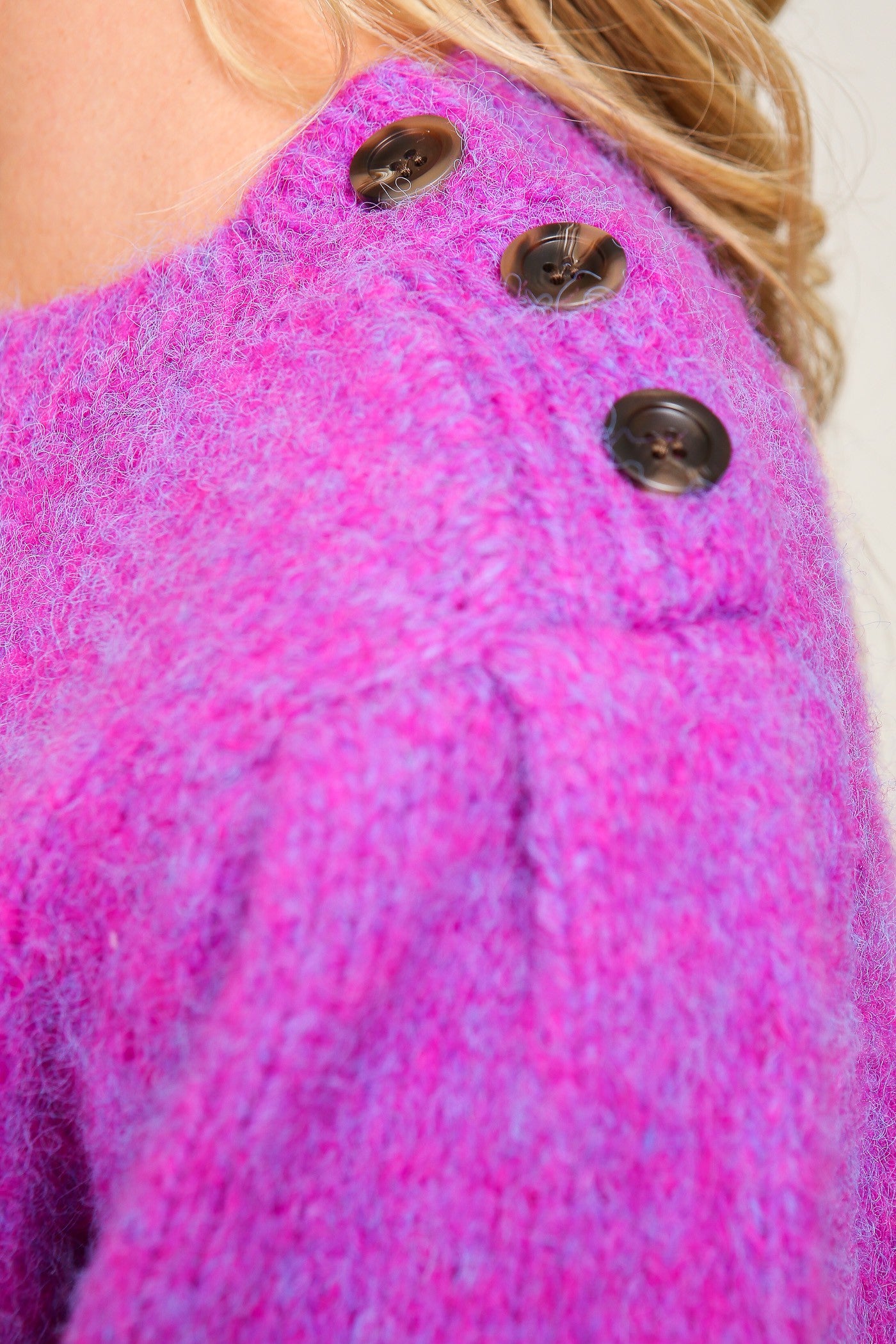 Meadow Mist Button-detail Sweater