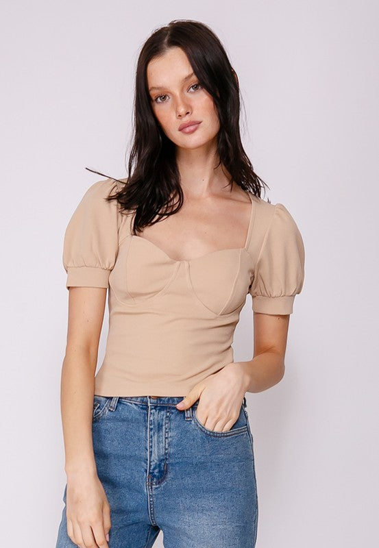 Techno Crepe Top