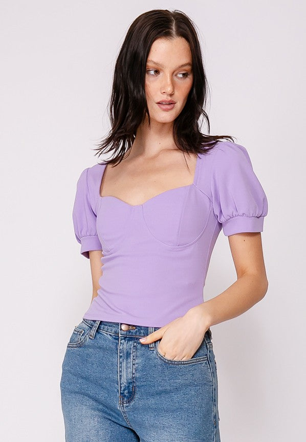 Techno Crepe Top