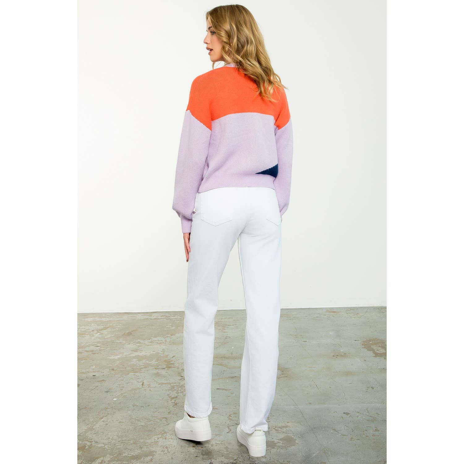 Sunset Colorblock Cozy Sweater