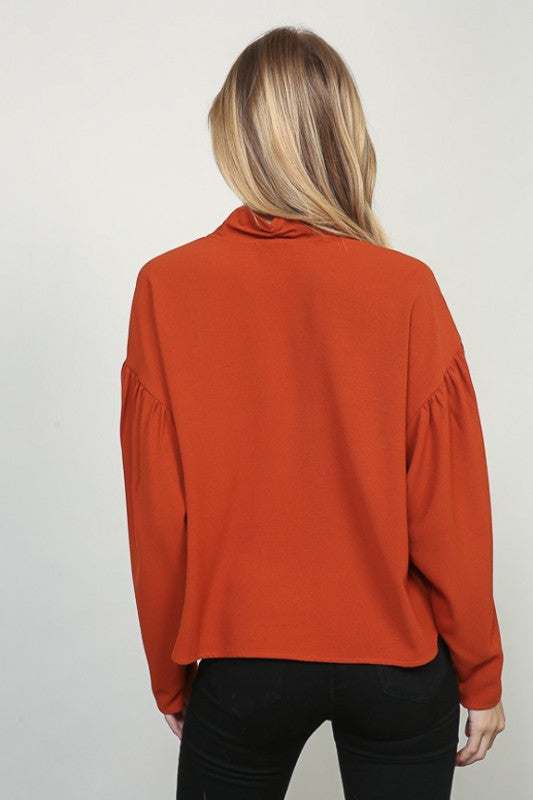 Bow Tie Front Blouse