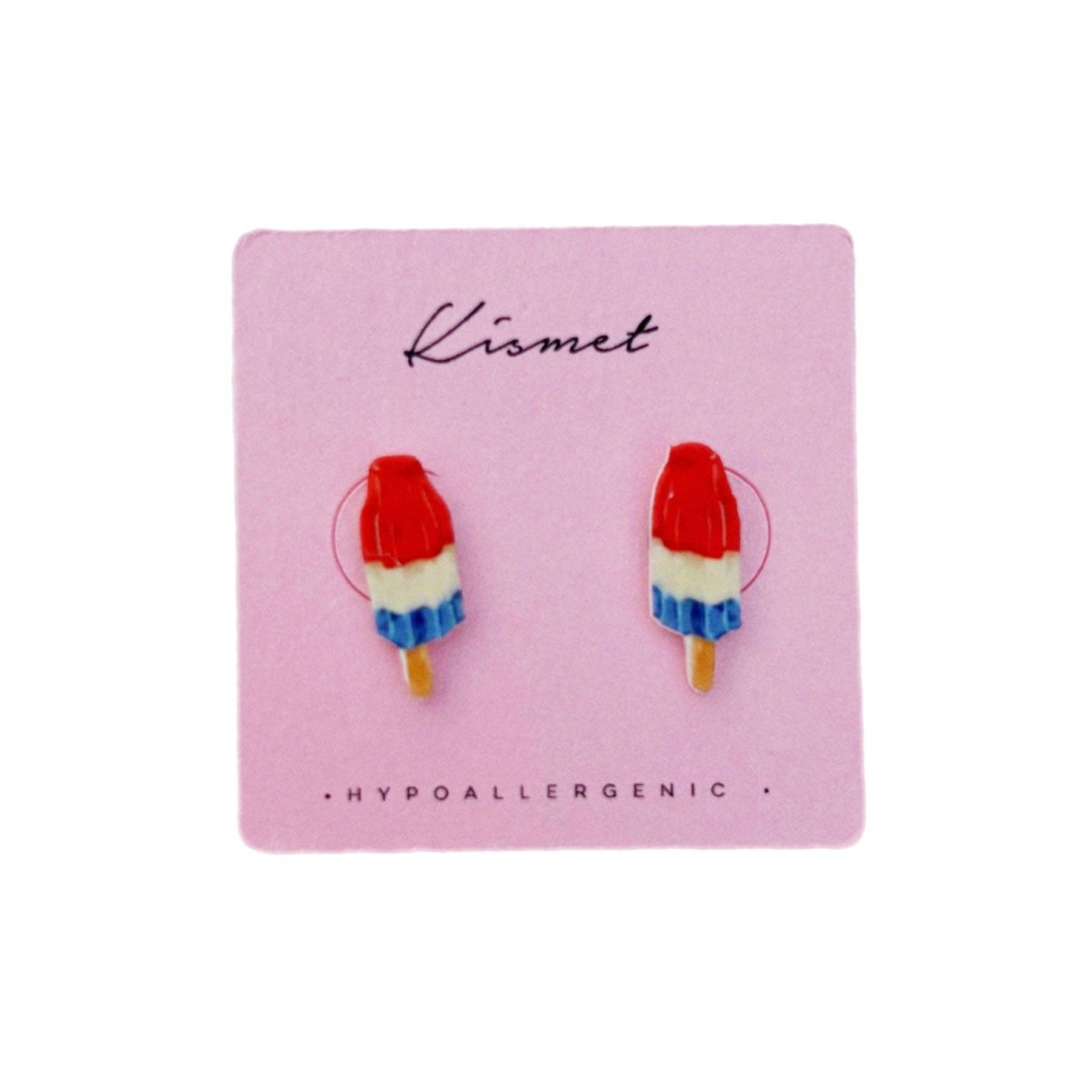 Rocket Popsicle Americana Stud Earrings