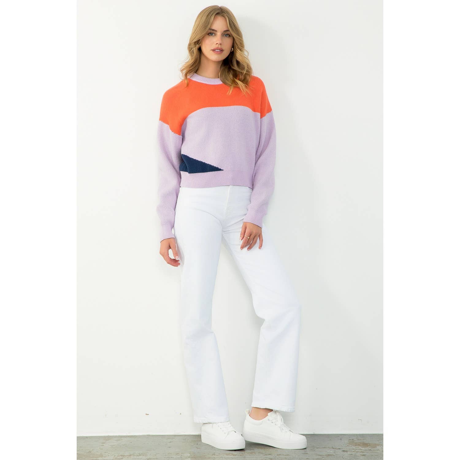 Sunset Colorblock Cozy Sweater