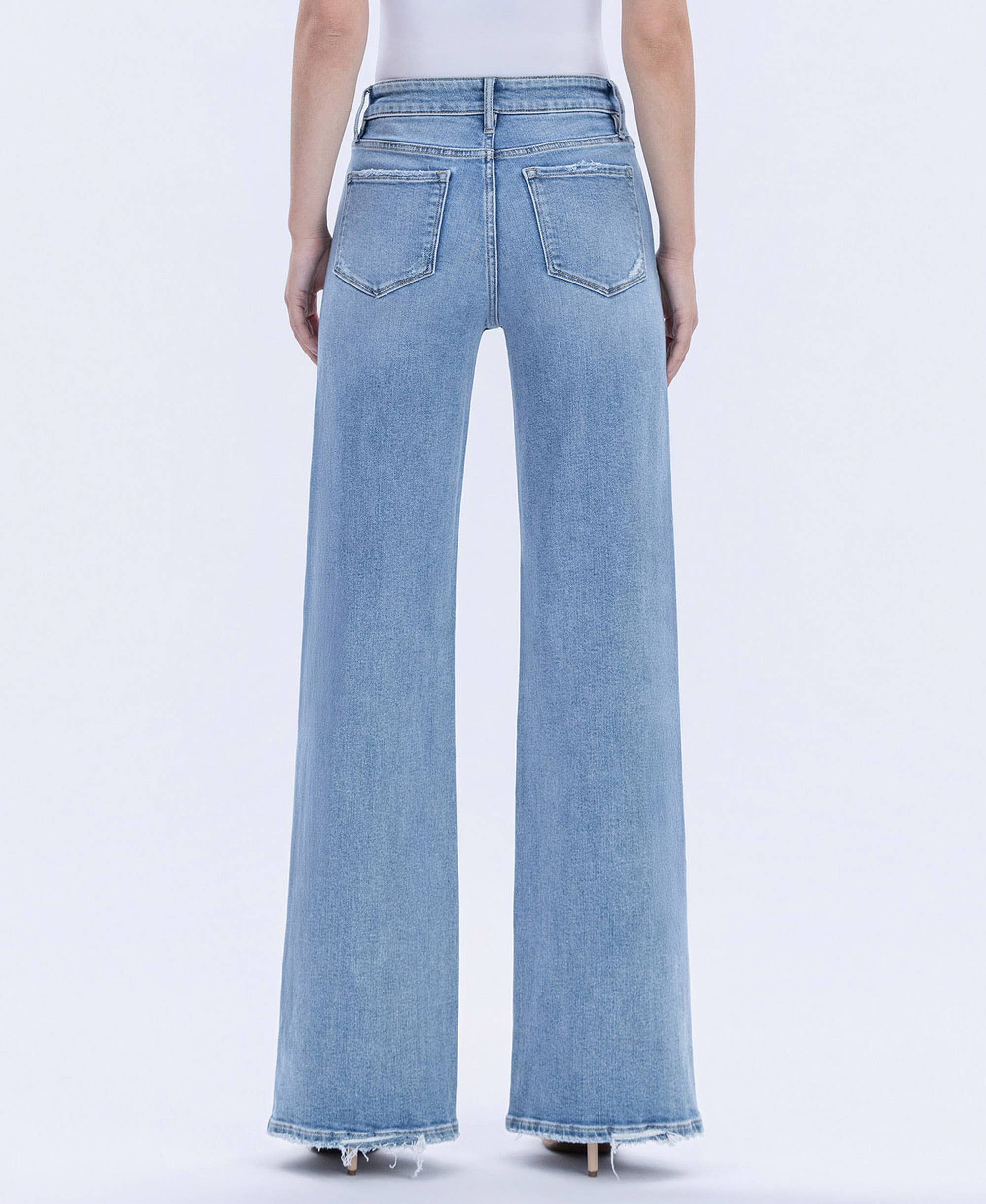 Vervet HIGH RISE FULL LENGTH WIDE JEANS