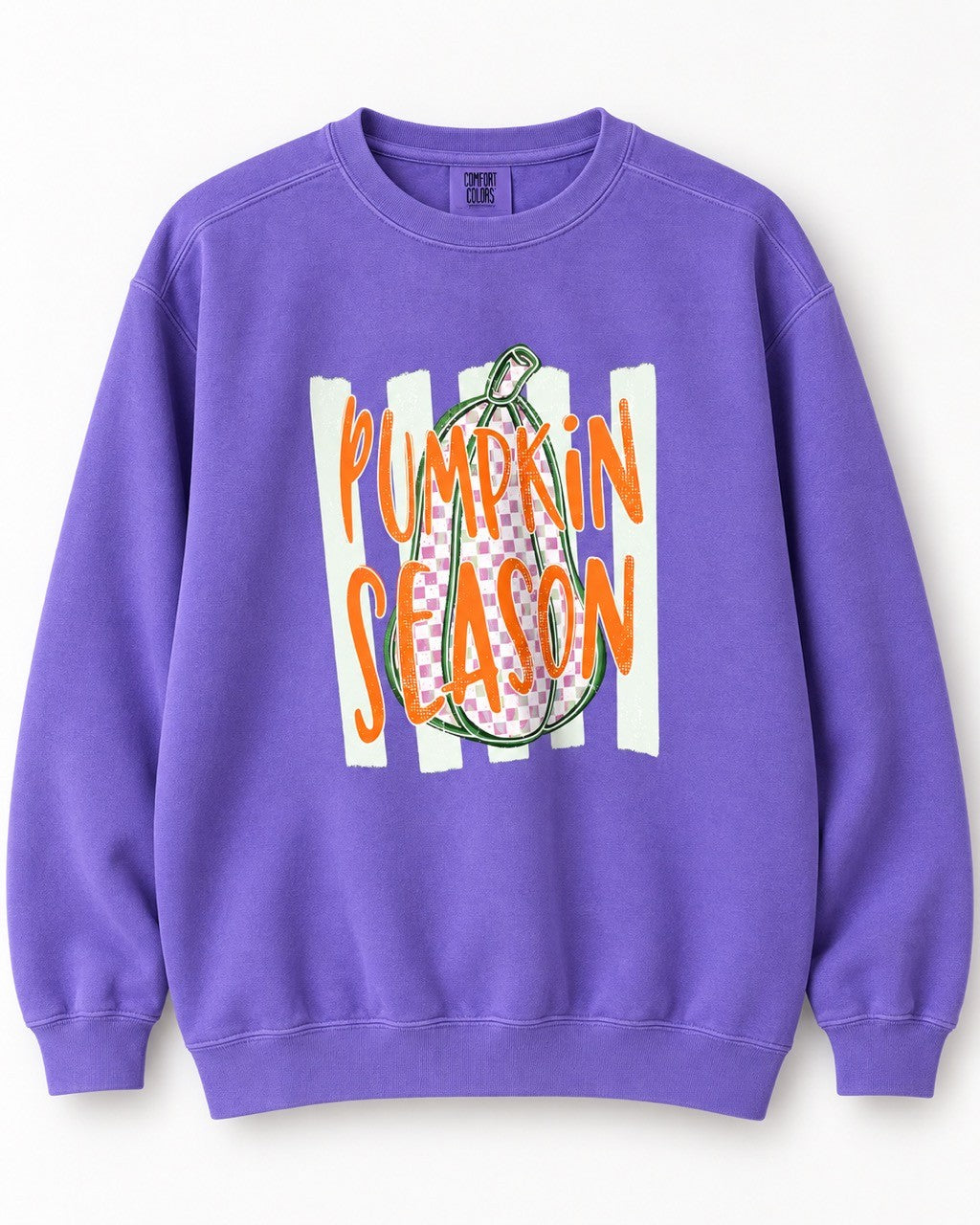 Purple Pumpkin Season Comfort Crew