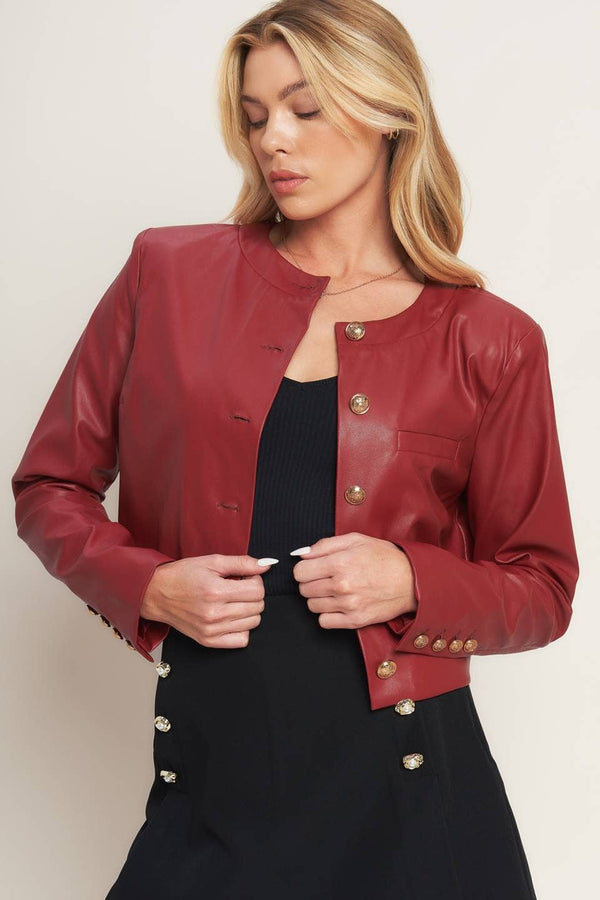 Moto Muse - Faux Leather Jacket