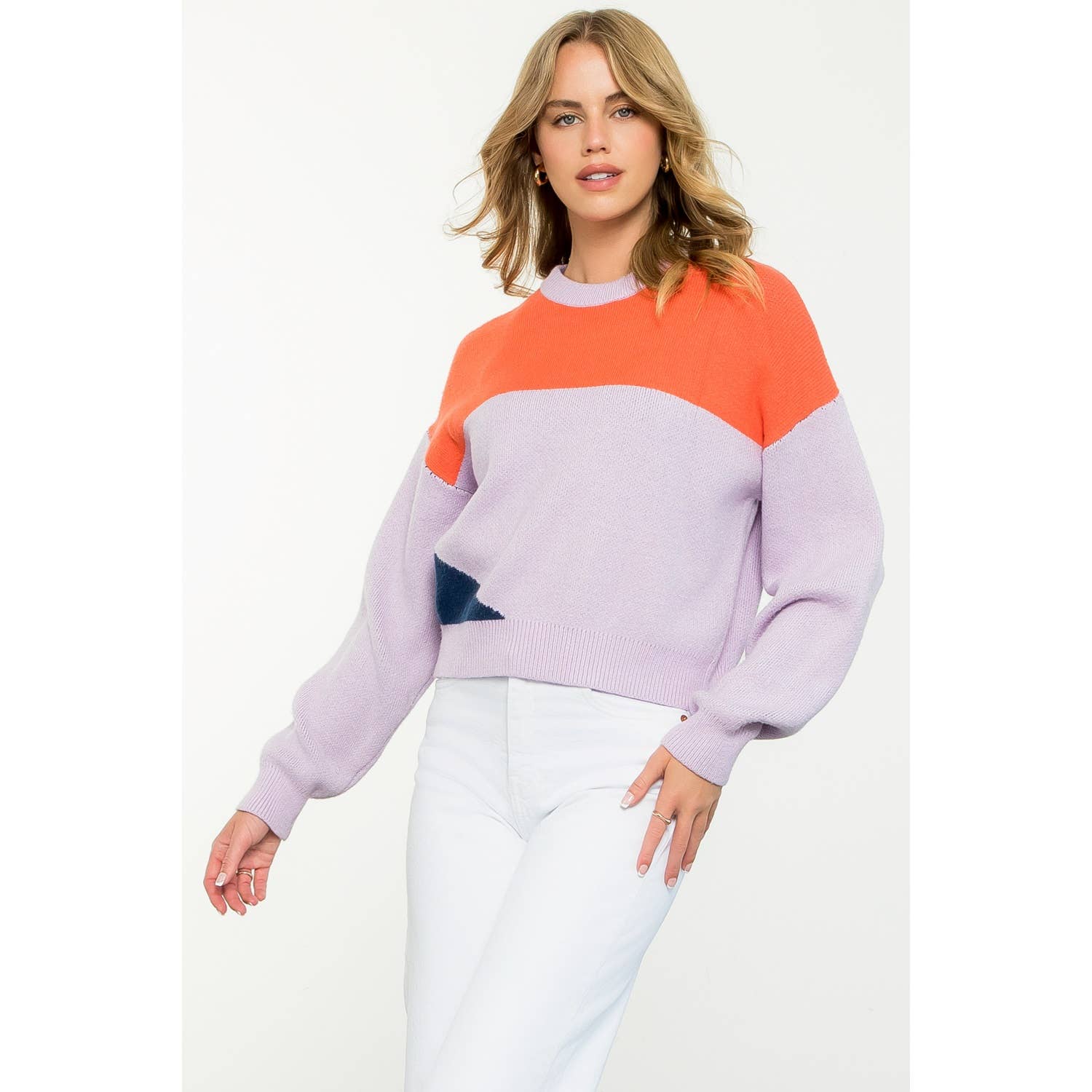 Sunset Colorblock Cozy Sweater