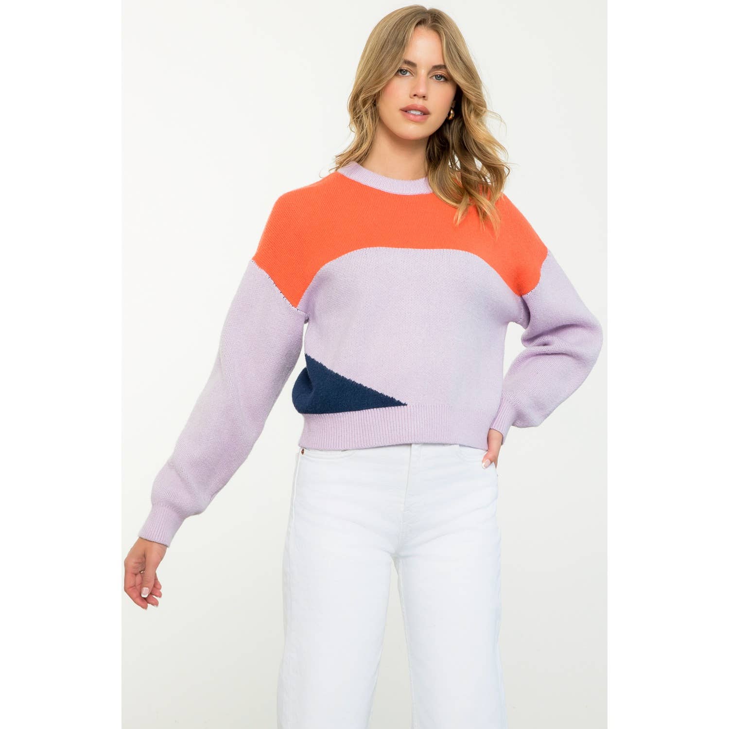 Sunset Colorblock Cozy Sweater