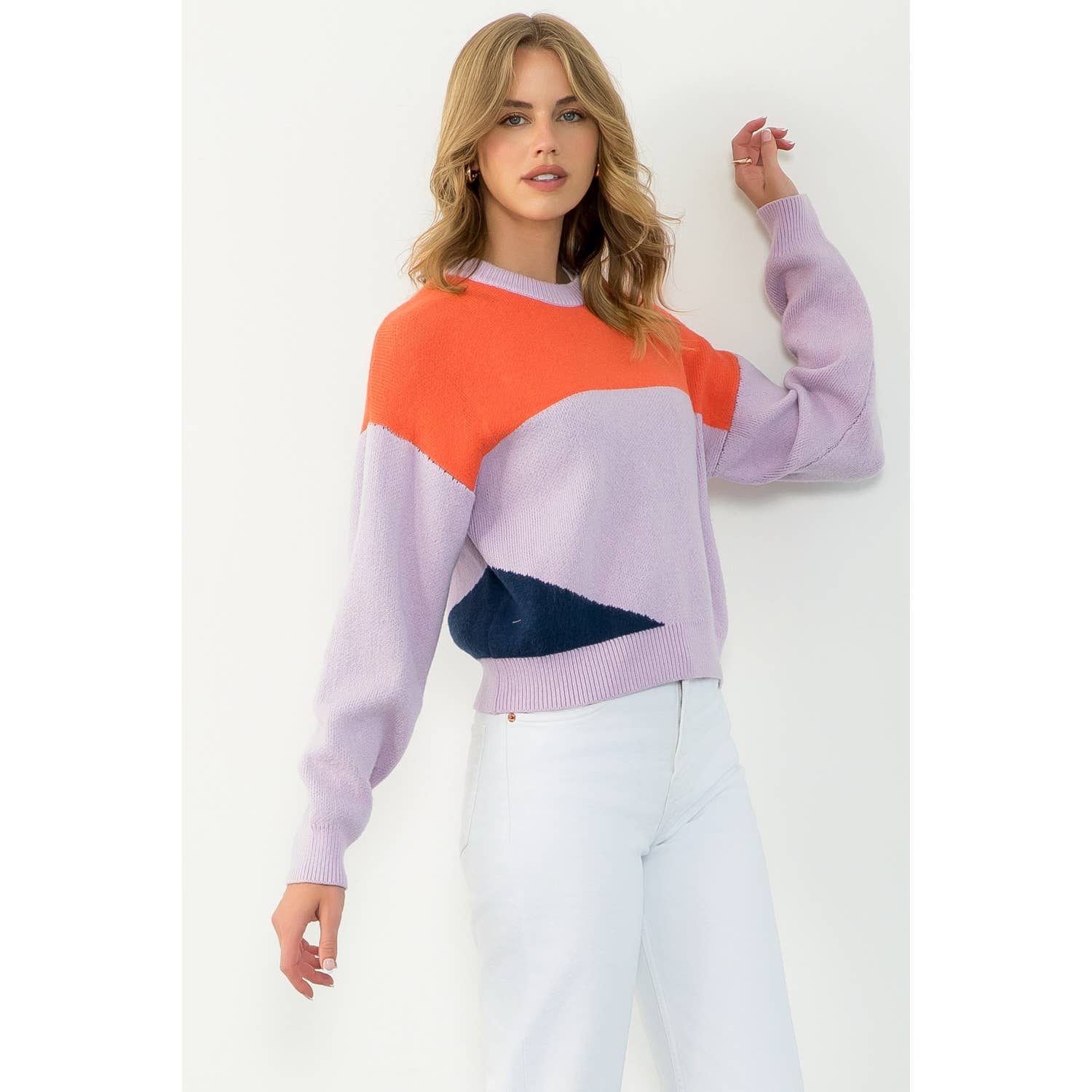 Sunset Colorblock Cozy Sweater