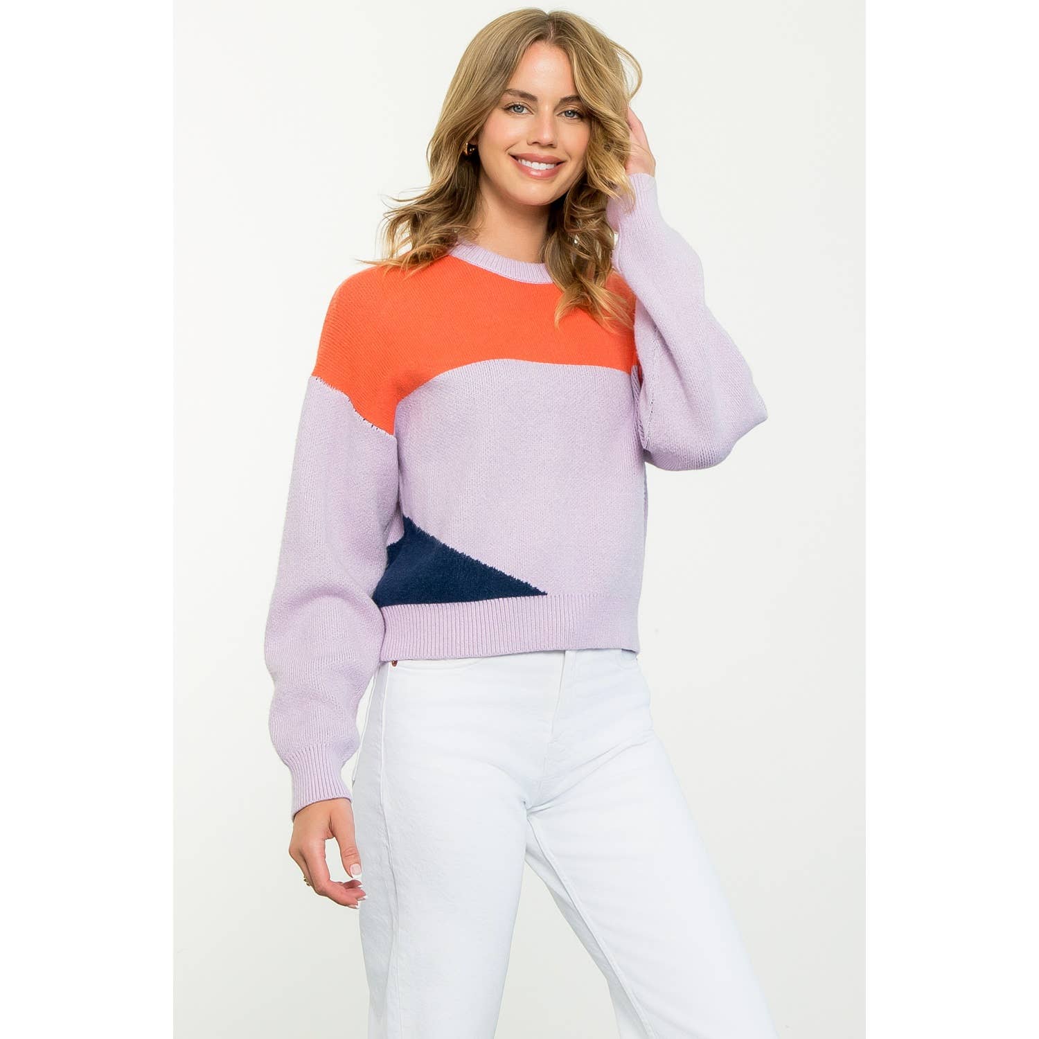 Sunset Colorblock Cozy Sweater