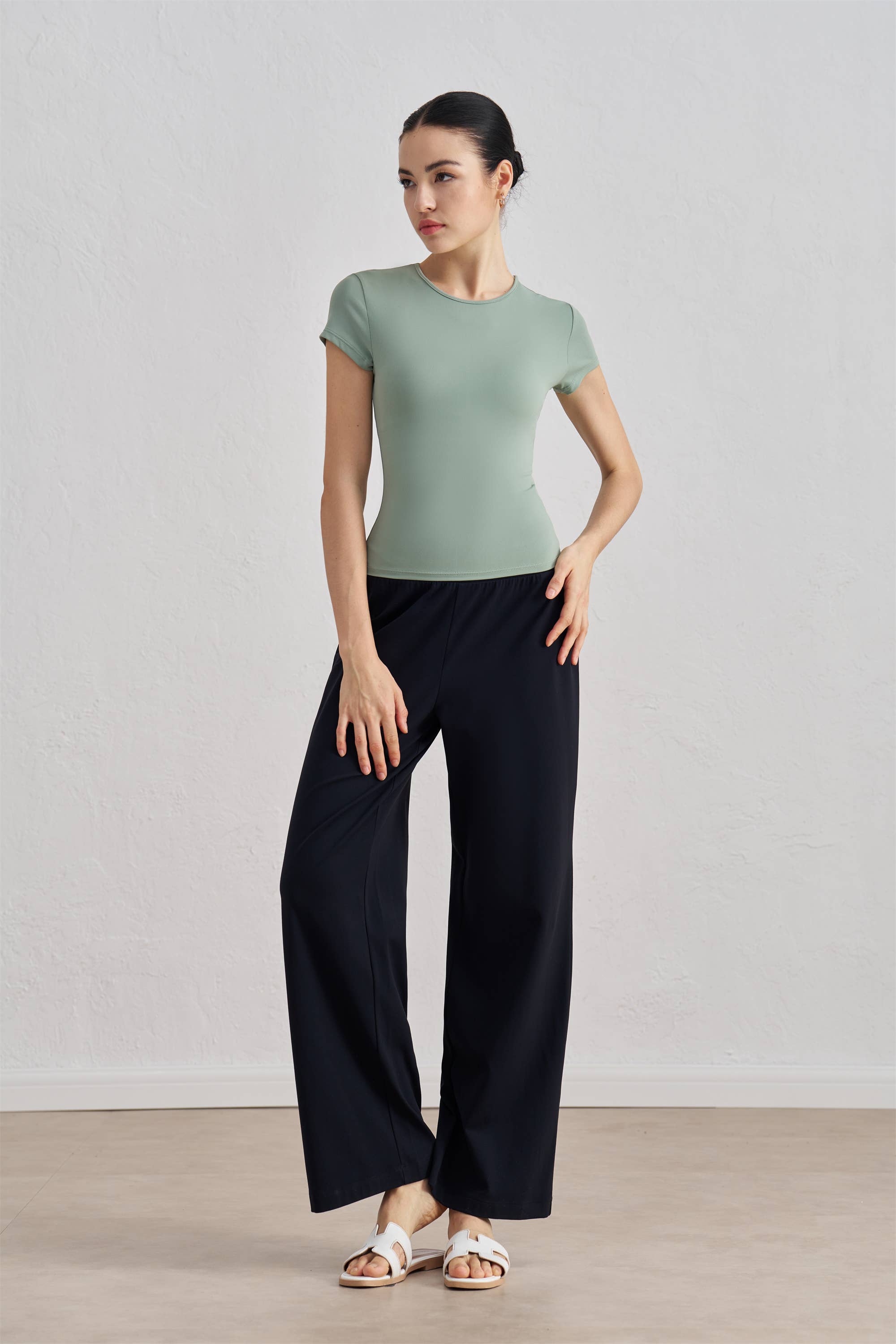 Tessa Crew Neck Sculpting T-Shirt