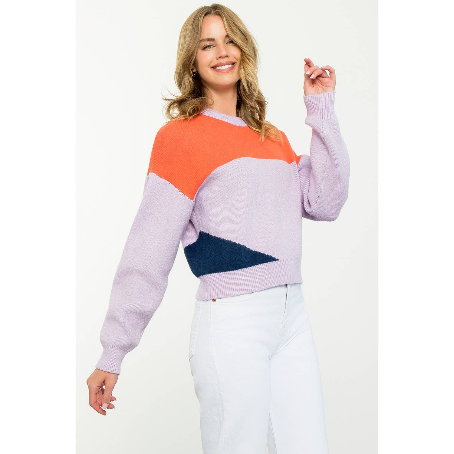 Sunset Colorblock Cozy Sweater