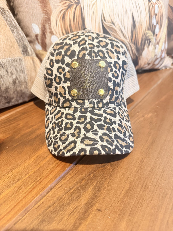 Upcycled baseball cap