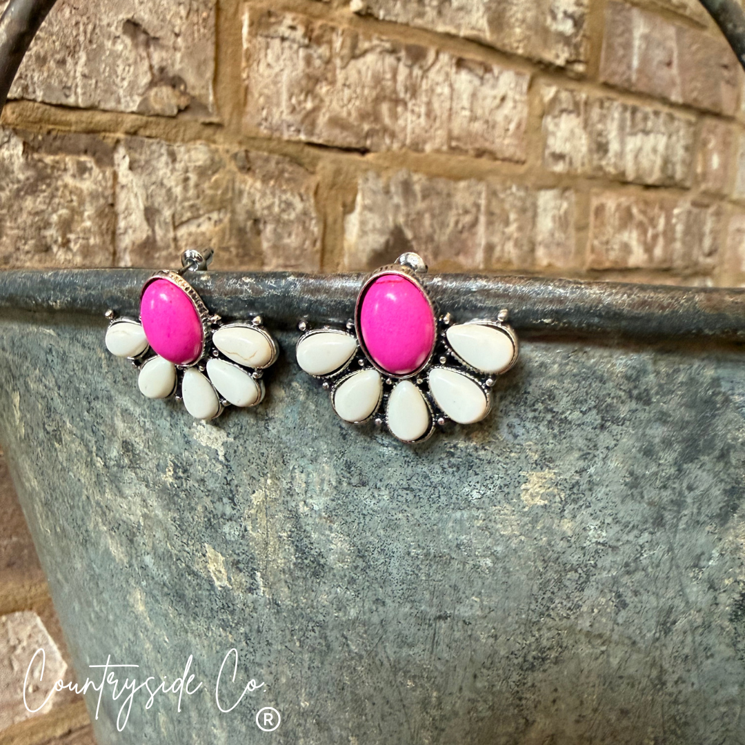 Pink Cadillac Earrings