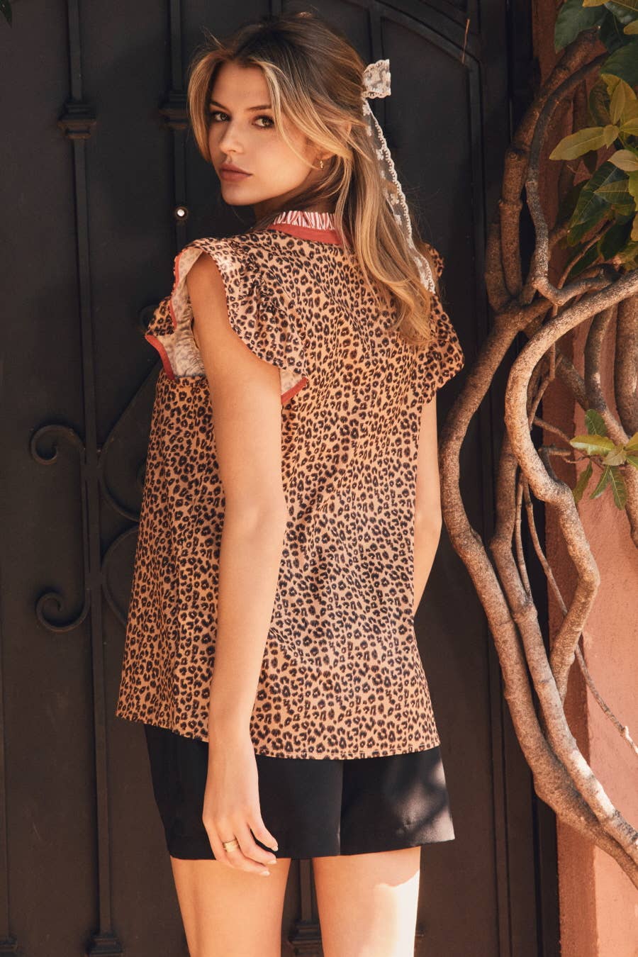 Leopard Printed Blouse