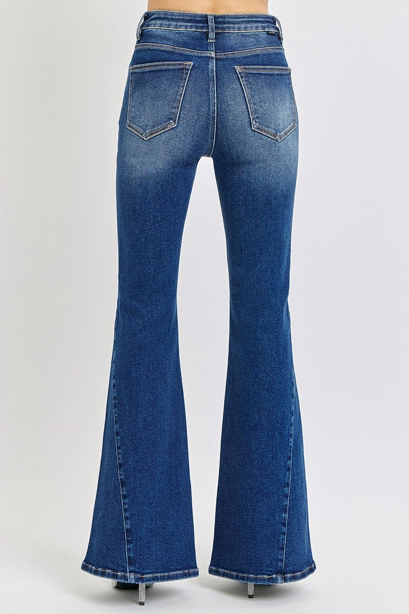 Risen Sculpt & Flare Button Jean