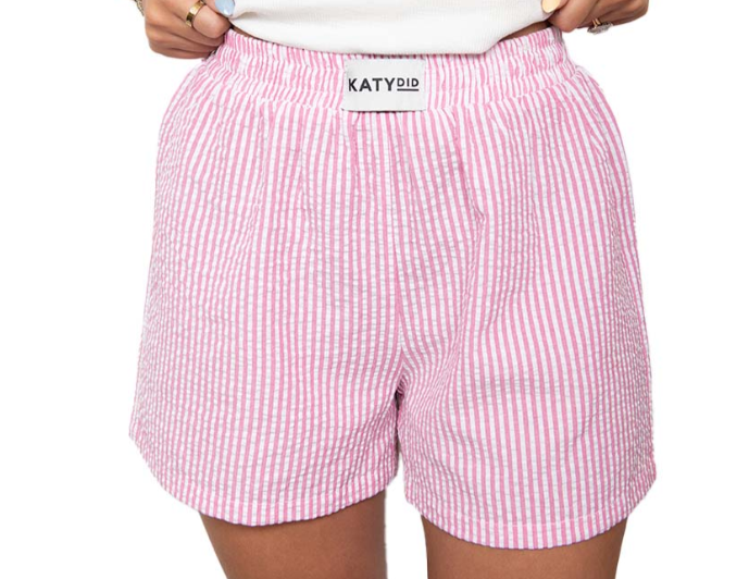 Pink Striped Boxers