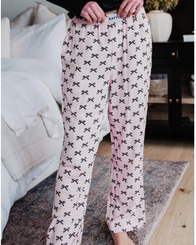 Mini Black Bow Boxer Pants