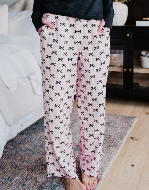 Mini Black Bow Boxer Pants