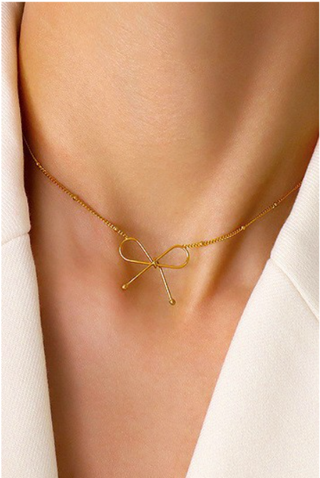 Rebel Bow Necklace