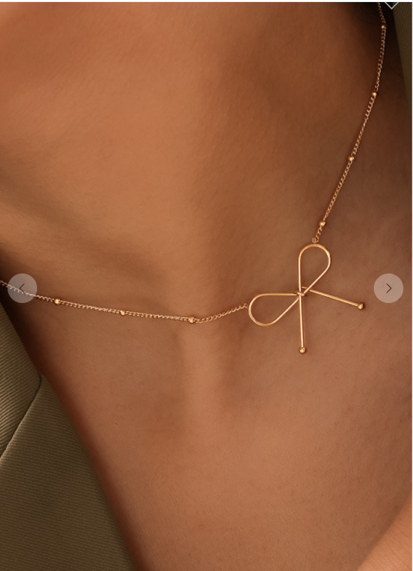 Rebel Bow Necklace