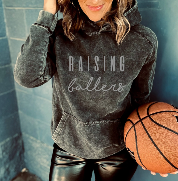 Raising ballers vintage wash hoodie - PRE-ORDER