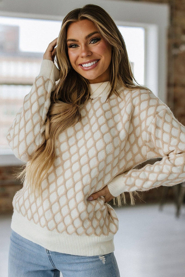 Cami Textured Drop Sleeve Sweater