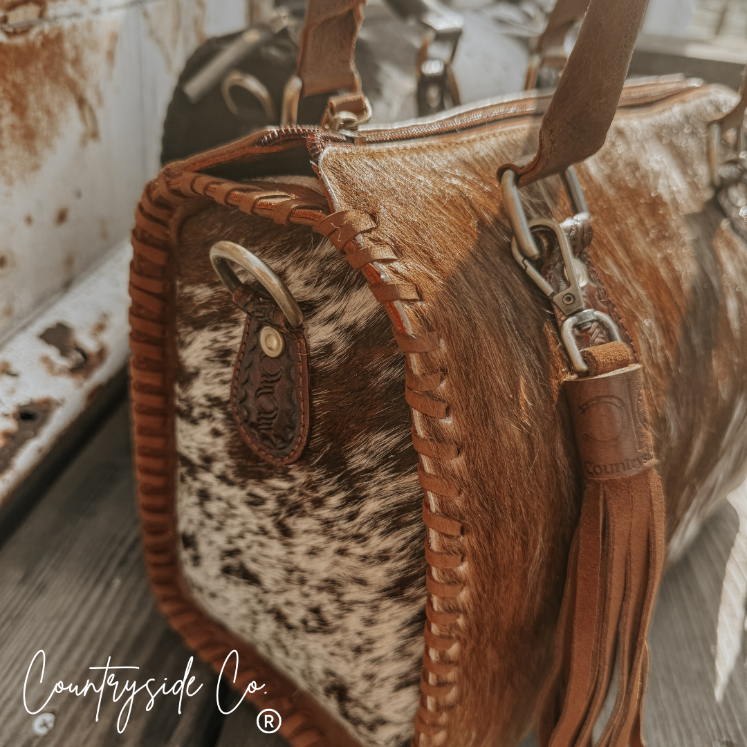 Signature Brown Cowhide Soft Speedy Bag