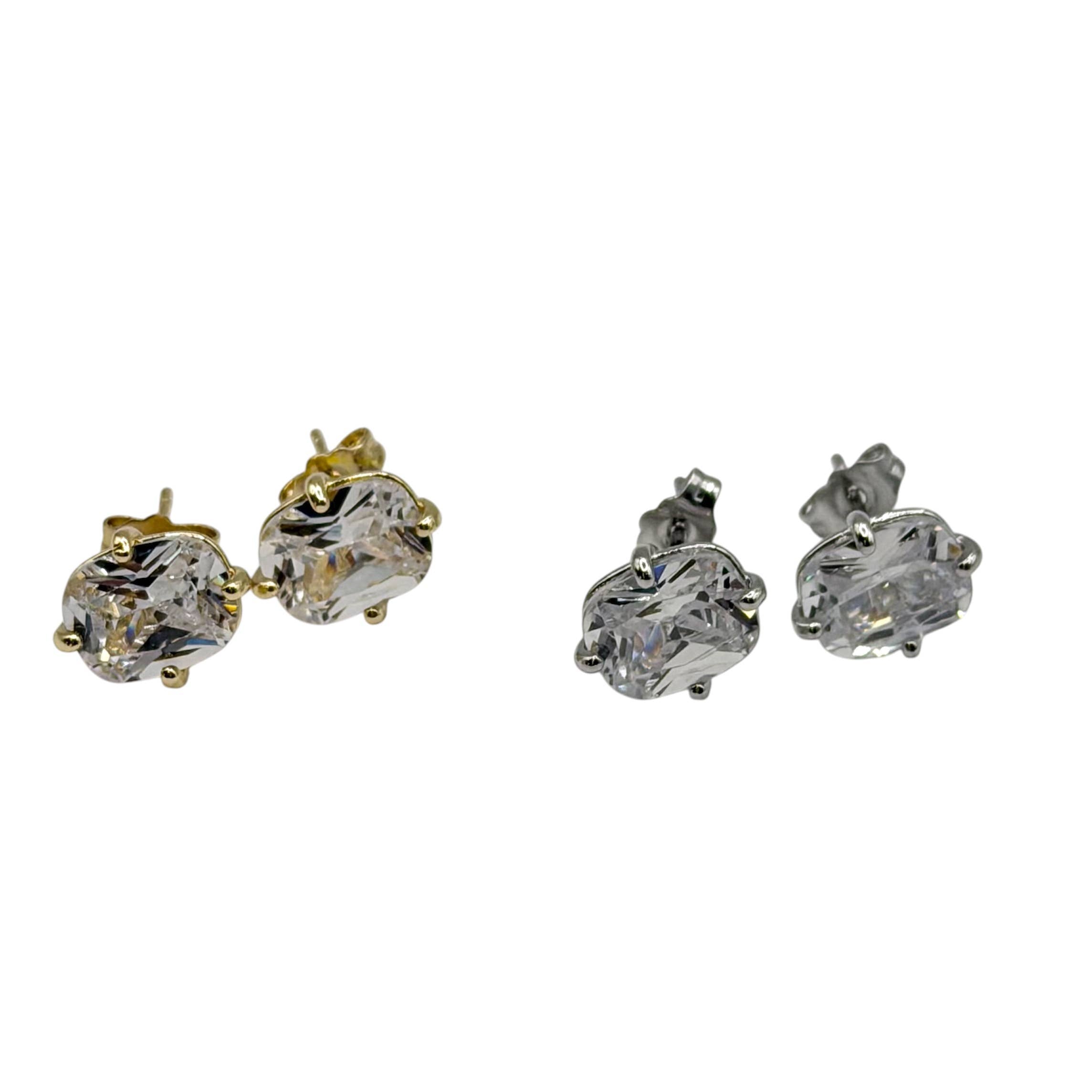 Sparkly crystal stud earrings