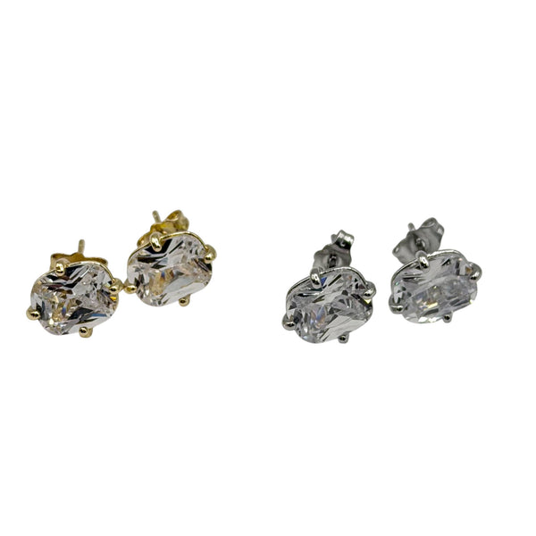 Sparkly crystal stud earrings