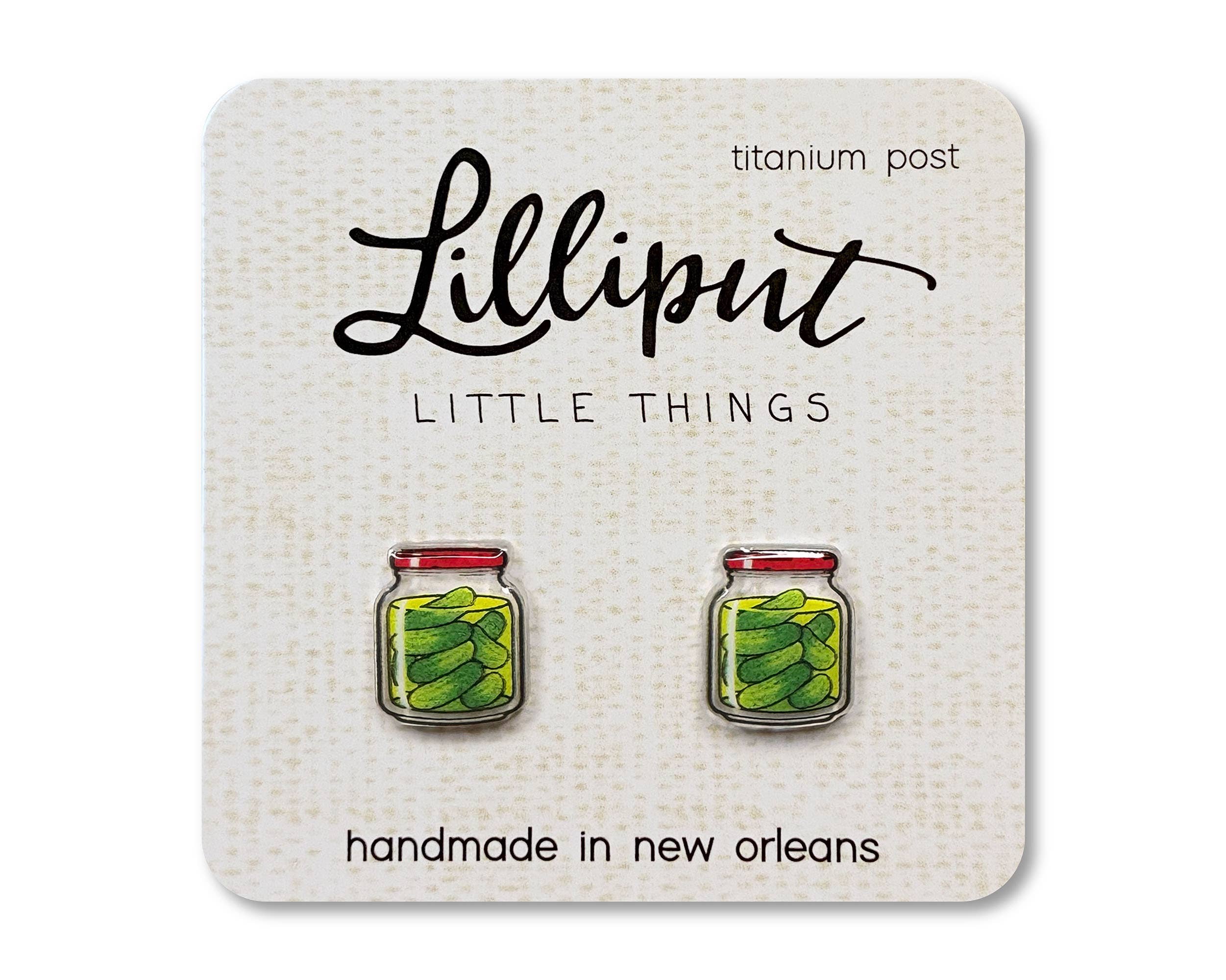 Pickle Jar Earrings