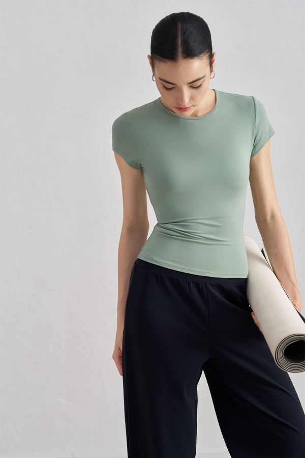 Tessa Crew Neck Sculpting T-Shirt