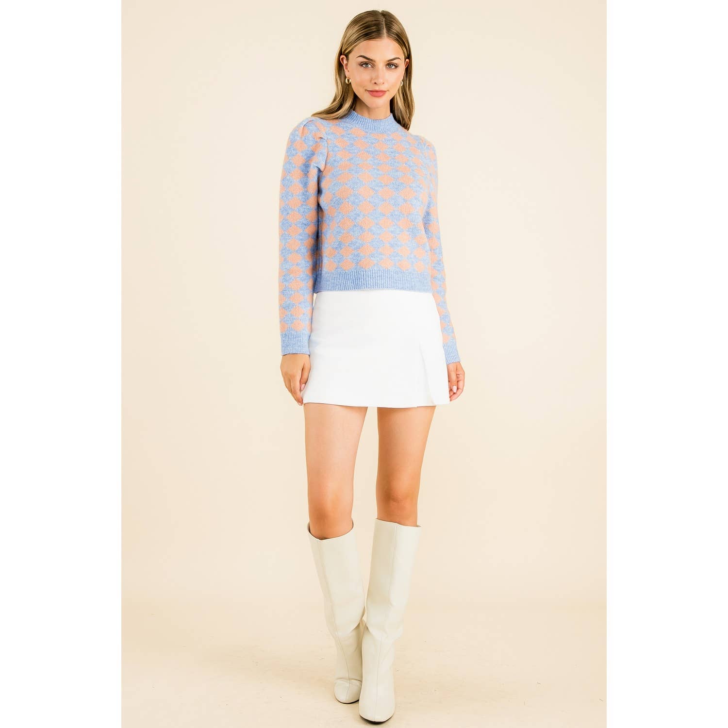 The Pastel Diamond Dream Sweater