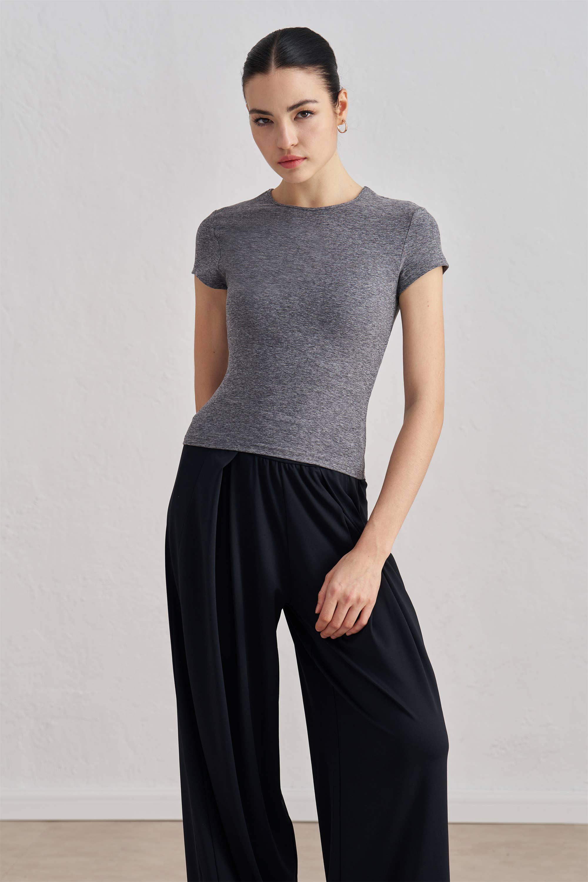 Tessa Crew Neck Sculpting T-Shirt