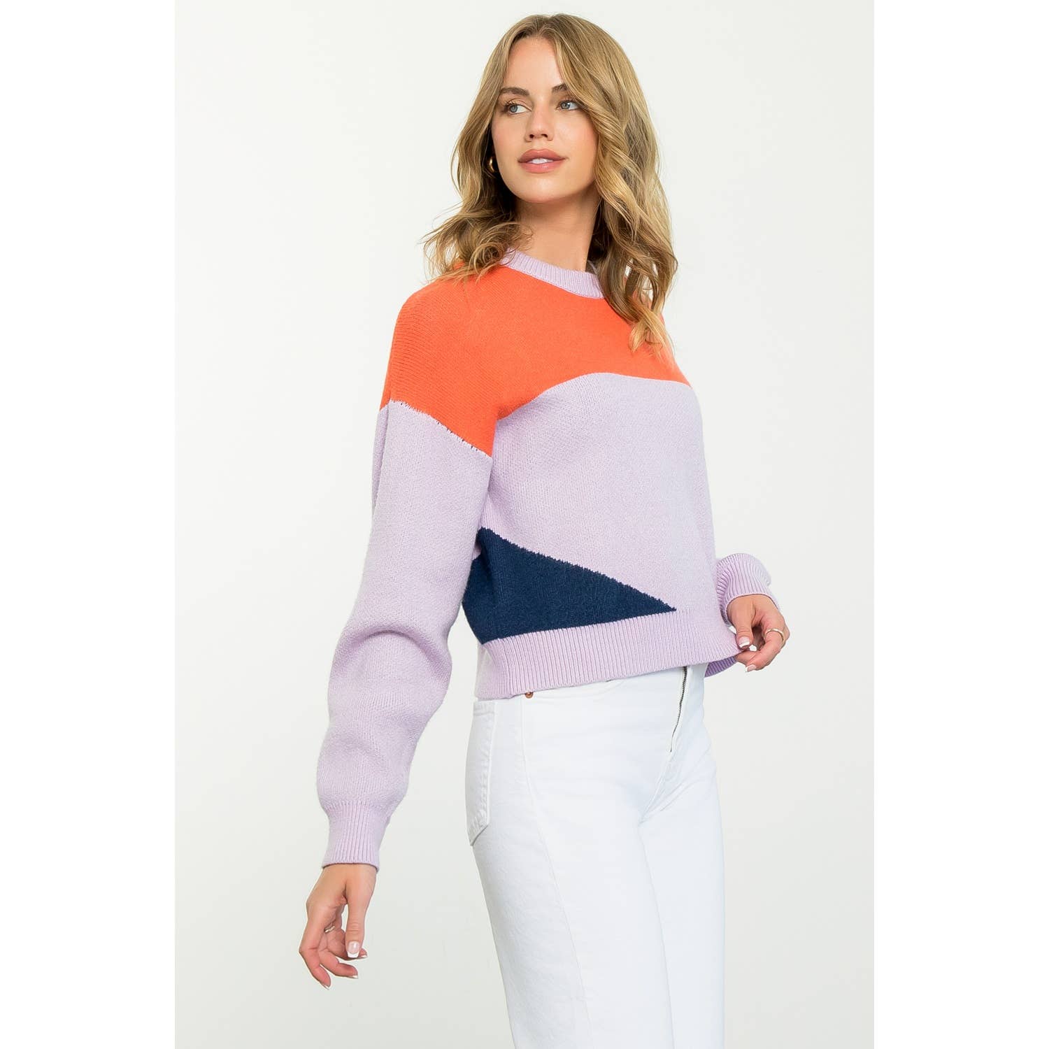 Sunset Colorblock Cozy Sweater