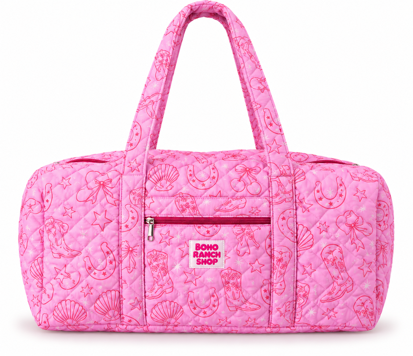 The Frontier Quilted Western Weekender Bag