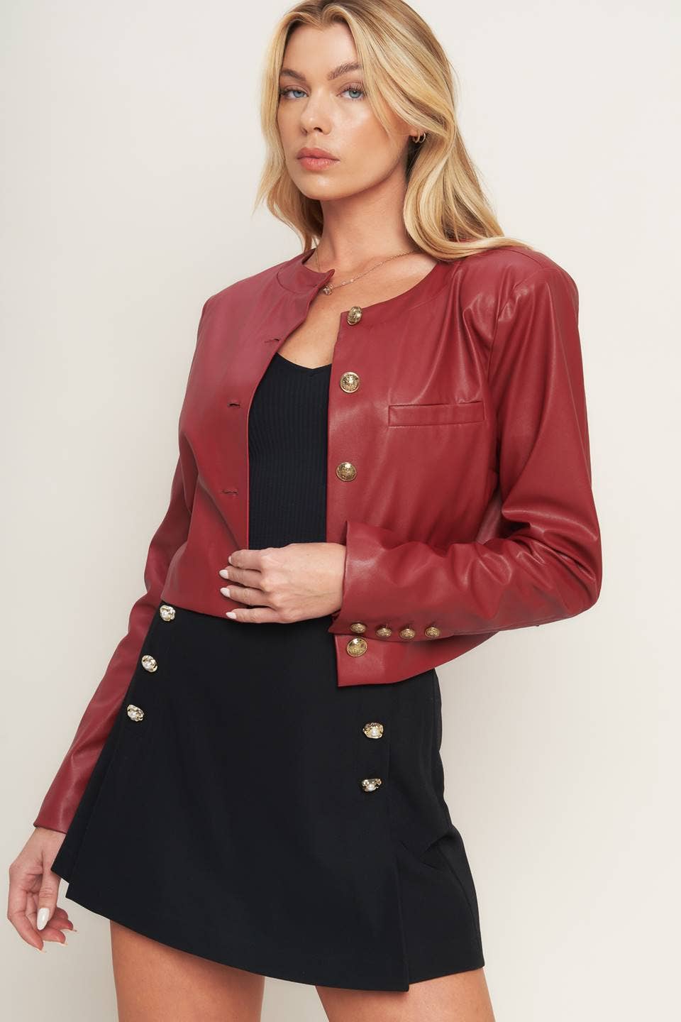 Moto Muse - Faux Leather Jacket