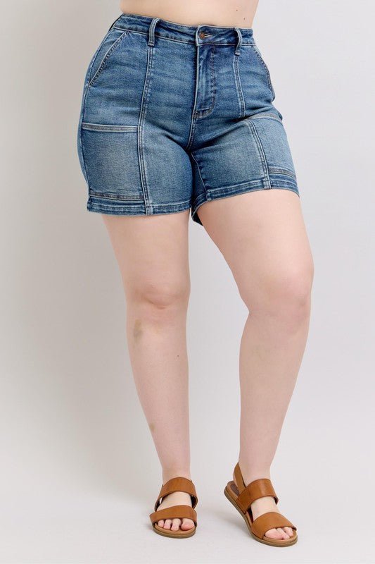 Judy Blue Full Size High Rise Denim Shorts