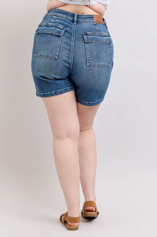 Judy Blue Full Size High Rise Denim Shorts