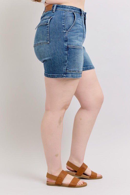 Judy Blue Full Size High Rise Denim Shorts