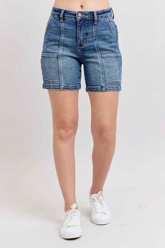 Judy Blue Full Size High Rise Denim Shorts