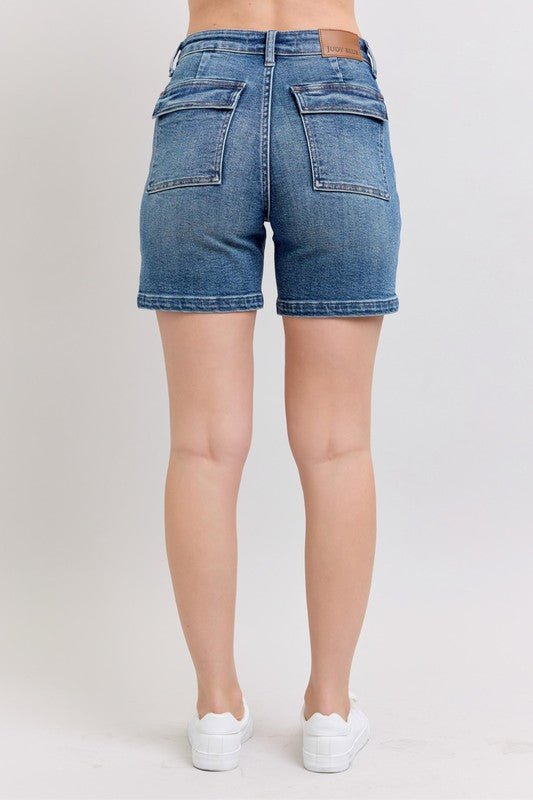 Judy Blue Full Size High Rise Denim Shorts